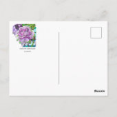 Fabelhafter Herbst-Blumenstrauß Postkarte (Rückseite)