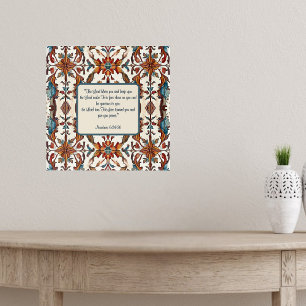 Fabelhafter Herbst und blauer Segen Poster