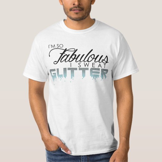 Fabelhafter homosexueller Glitzer T-Shirt (Vorderseite)