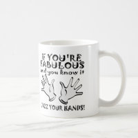 Fabelhafter Jazz übergibt lustige Tasse oder