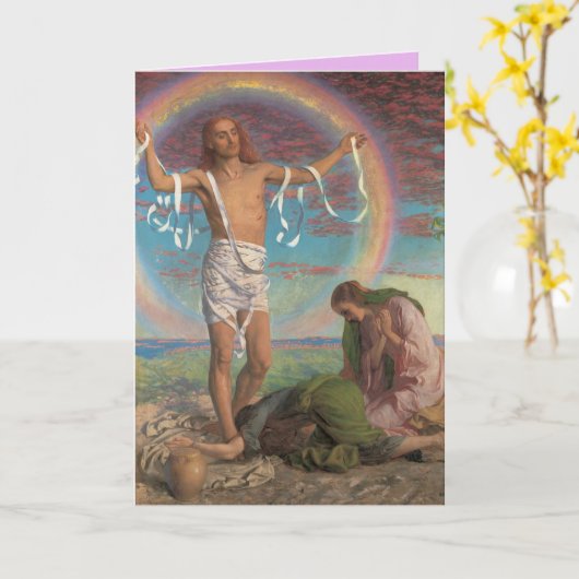 Fabelhafter Jesus durch Jagd Williams Holman Karte (Gelbe Blume)