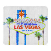 Fabelhafter Las Vegas-Willkommensschild Schneidebrett (Vorderseite)