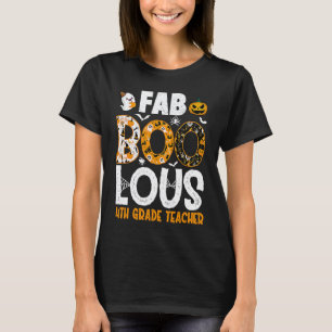 Fabelhafter Lehrer der 4. Klasse Gruseliger Lehrer T-Shirt