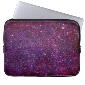 Fabelhafter lila Glitter Laptopschutzhülle (Vorderseite)