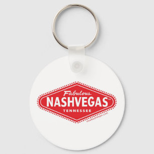 Fabelhafter NASHVEGAS TM Logo-Schlüsselanhänger Schlüsselanhänger