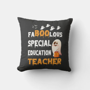 Fabelhafter Sonderschullehrer-Halloween Kissen