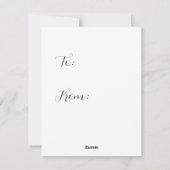 Fabelhafter Valentinstag-Gruß des Hahns Feiertagskarte (Rückseite)