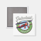 Fabelhaftes Devon-Reisepatch. Magnet (Vorderseite/Rückseite)