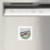 Fabelhaftes Devon-Reisepatch. Magnet (In Situ (Geschirrspüler))