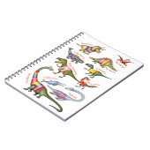 Fabelhaftes Dinosaurier-Notizbuch Notizblock (Linke Seite)