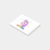 Fabelhaftes Einhorn Post-it Klebezettel (angewinkelt)