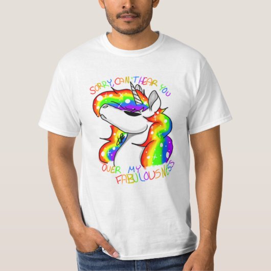 Fabelhaftes Einhorn T-Shirt (Vorderseite)