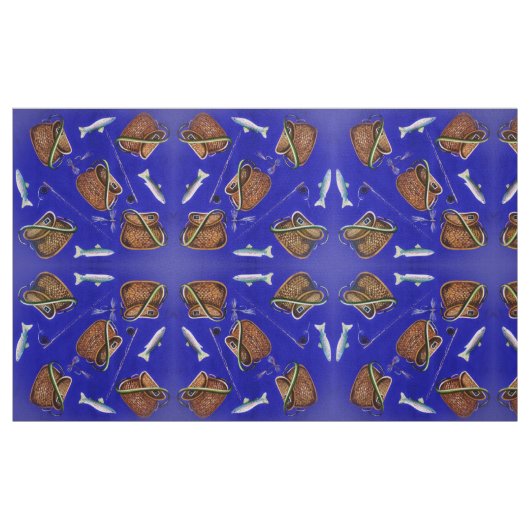 Fabelhaftes Fischen-Gewebe Stoff (Fat Quarter (45,7 x 55,9 cm))
