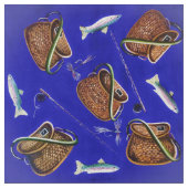 Fabelhaftes Fischen-Gewebe Stoff (Muster)