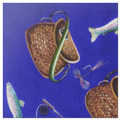 Fabelhaftes Fischen-Gewebe Stoff (Nahaufnahme)