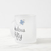 Fabelhaftes fünfzig mattglastasse (Vorderseite Links)