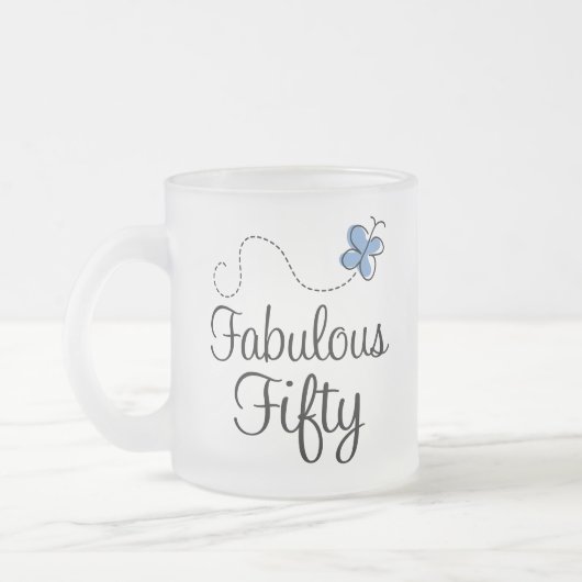 Fabelhaftes fünfzig mattglastasse (Links)