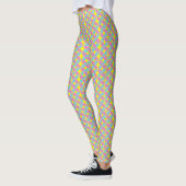 Fabelhaftes gelbes Phasenverschiebungsmuster Leggings (Links)