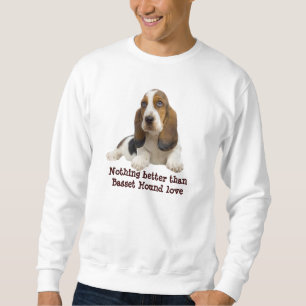 Fabelhaftes Gesichts-UnisexSweatshirt Basset Sweatshirt