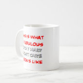 fabelhaftes graues Haar Kaffeetasse (Vorderseite Links)