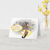 Fabelhaftes Halloween Karte (Gelbe Blume)