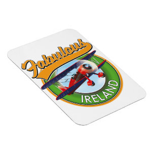 fabelhaftes Irland Reise-Patch. Magnet