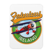 fabelhaftes Irland Reise-Patch. Magnet (Vertikal)