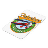fabelhaftes Irland Reise-Patch. Magnet (Linke Seite)