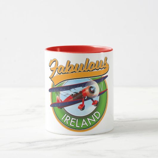 fabelhaftes Irland Reise-Patch Tasse (Zentrum)