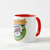 fabelhaftes Irland Reise-Patch Tasse (VorderseiteRechts)