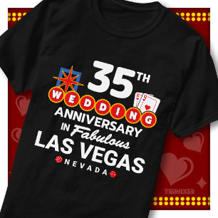 Fabelhaftes Las Vegas 35. Hochzeitspaares Jubiläum T-Shirt