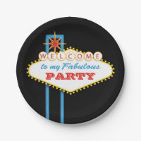 Fabelhaftes Las- Vegaszeichen-Party