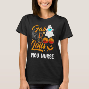 Fabelhaftes PICU-Krankenschwester-Halloween-Kostüm T-Shirt