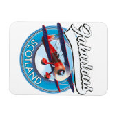 Fabelhaftes Schottland Retro-Reise-Patch Magnet (Horizontal)