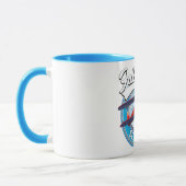 Fabelhaftes Schottland Retro-Reise-Patch Tasse (Links)