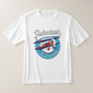 Fabelhaftes Schottland Retro-Reisepatch T-Shirt