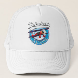Fabelhaftes Schottland Retro-Reisepatch Truckerkappe