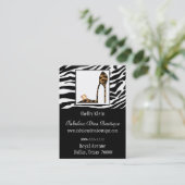 FABELHAFTES STILETT mollige Visitenkarten Visitenkarte (Stehend Vorderseite)