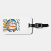 fabelhaftes Tahiti-Retro-Logo Gepäckanhänger (Vorderseite horizontal)