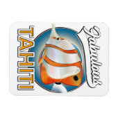 fabelhaftes Tahiti-Retro-Logo Magnet (Horizontal)
