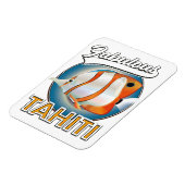 fabelhaftes Tahiti-Retro-Logo Magnet (Linke Seite)