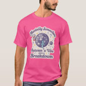 Fabelhaftes und auseinanderfallendes rosa T-Shirt (Vorderseite)