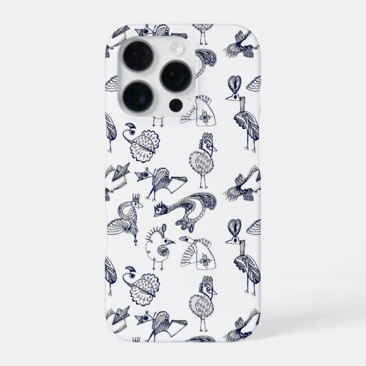 Fabelvögel iPhone Hülle (Rückseite)