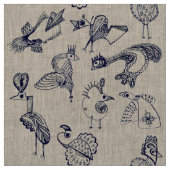 Fabelvögel Stoff (Muster)