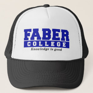 Faber-Uni-Wissen ist gut Truckerkappe