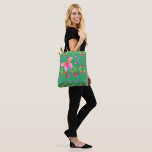 Faberge inspiriert PinkRoses und Schmetterlinge au Tasche