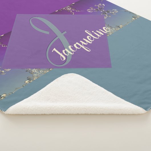 Fabergè-like Monogram Lila Blue Gradient Sher Sherpadecke (3/4)