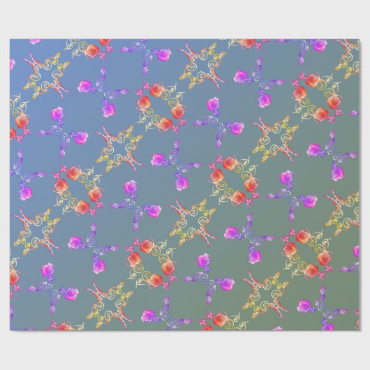 Faberge Rose Hört auf "Pappe" für das Wrapping von Geschenkpapier (Flach)