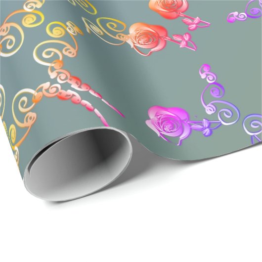 Faberge Rose Hört auf "Pappe" für das Wrapping von Geschenkpapier (Rolleneckpunkt)