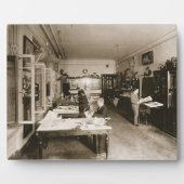 Faberge Workshop (b/w-Foto) Fotoplatte (Vorderseite)